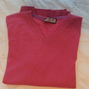Thomas Pink Cashmere V Neck (L)